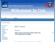 Tablet Screenshot of bdfa-hessen.de